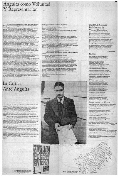 Anguita como voluntad y representación.
