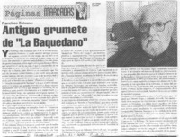Antiguo grumete de "La Baquedano"