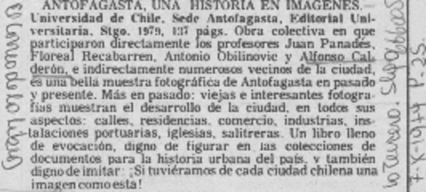 Antofagasta, una historia en imágenes.