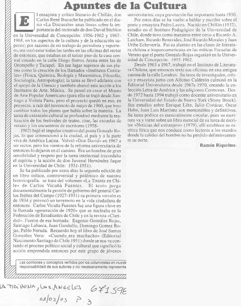 Apuntes de la cultura