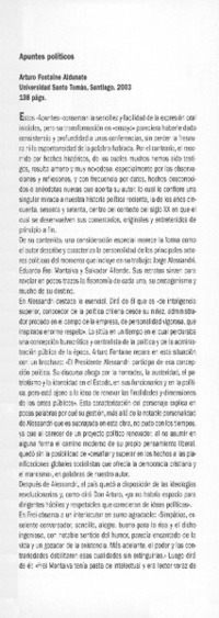 Apuntes políticos