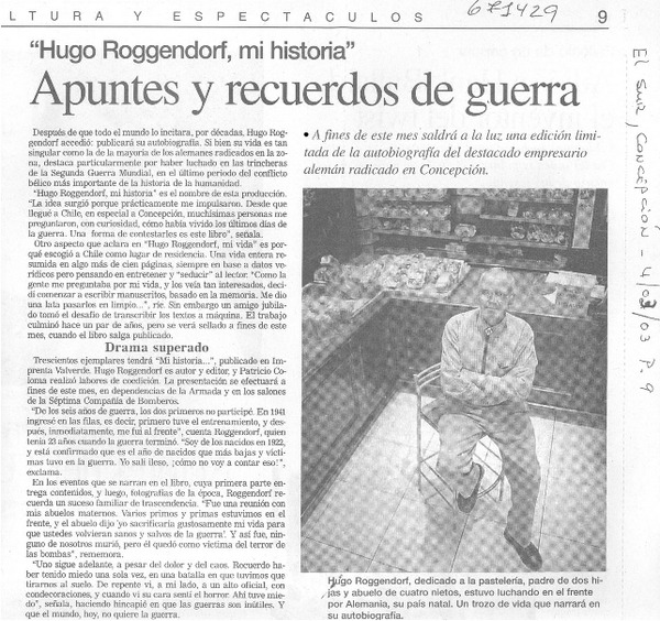 Apuntes y recuerdos de guerra.