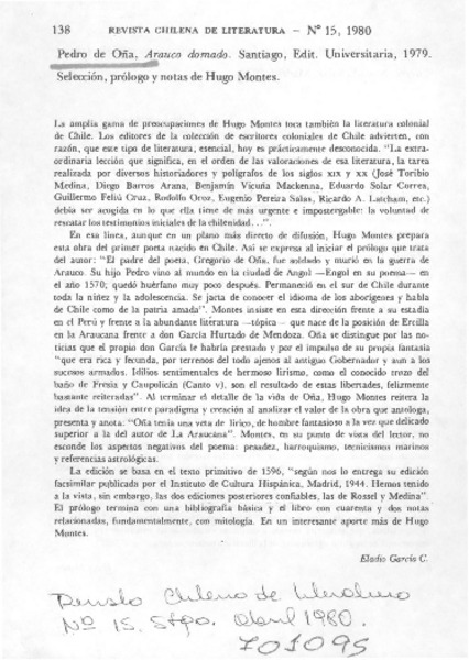 Arauco domado