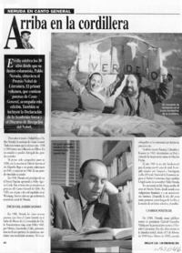 Arriba en la cordillera  [artículo] Manuel Jofré