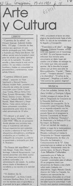 Arte y cultura.