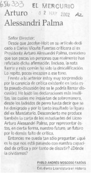 Arturo Alessandri Palma
