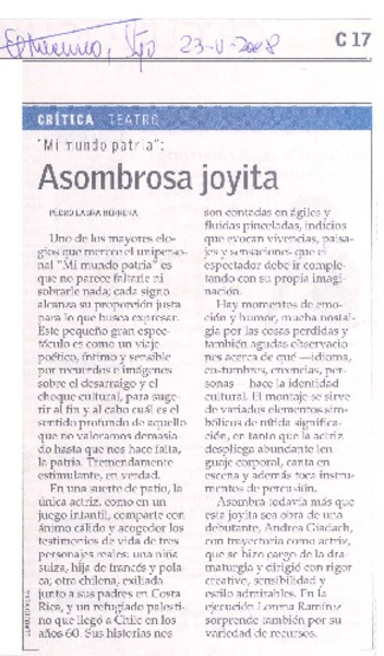 Asombrosa joyita