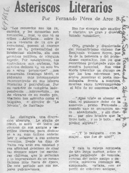 Asteriscos literarios