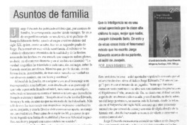 Asuntos de familia
