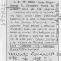 A ti te digo.