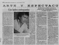 Un lobo estepario  [artículo].