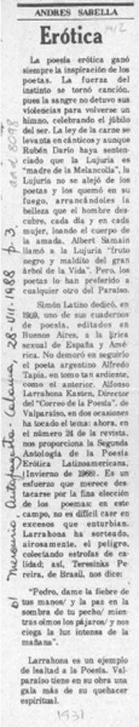 Erótica