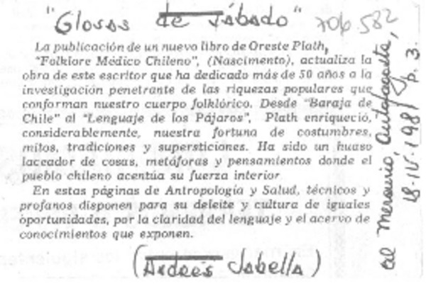 Folklore médico chileno