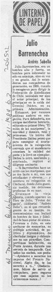 Julio Barrenechea