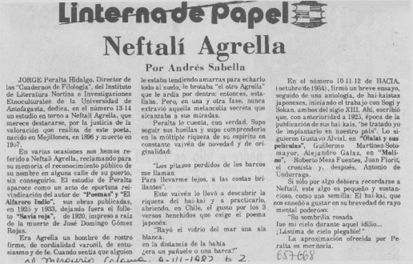 Linterna de papel