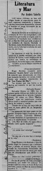 Literatura y mar