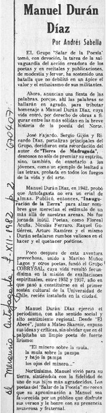Manuel Durán Díaz