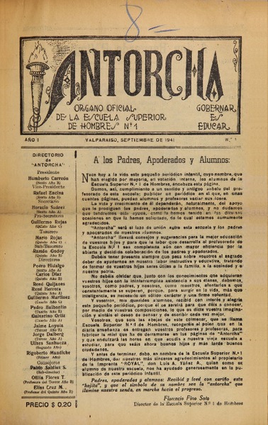 Antorcha (Valparaíso, Chile : 1941)