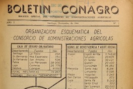 Boletín Conagro (Santiago, Chile : 1944)