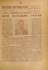 Boletín informativo de la Juventud Radical de San Bernardo.