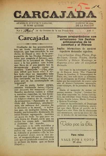Carcajada (Illapel, Chile : 1935)