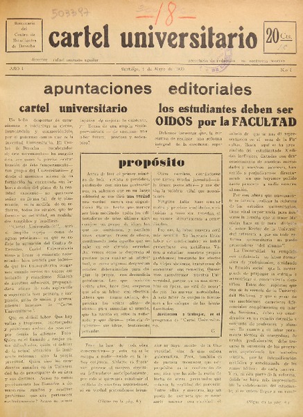 Cartel universitario