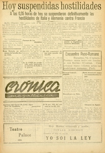 Crónica magallánica.