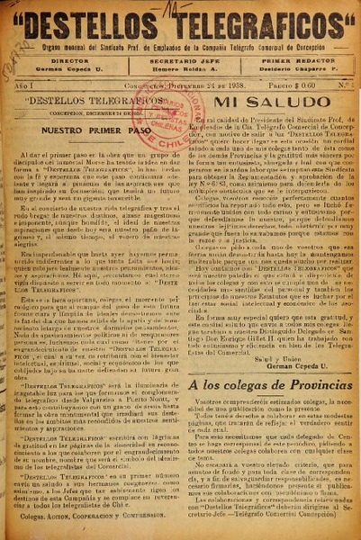 Destellos telegráficos