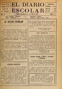 El Diario escolar.