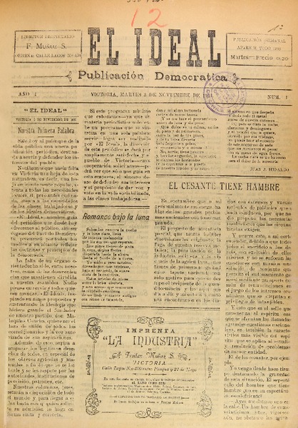 El Ideal (Victoria, Chile : 1931)