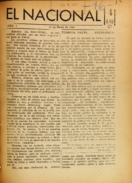 El Nacional (Santiago, Chile : 1946)