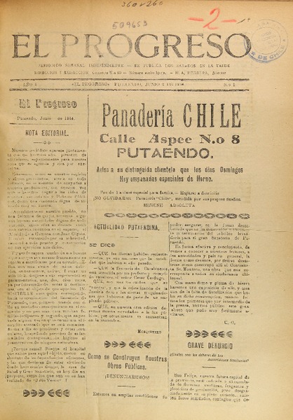 El Progreso (Putaendo, Chile : 1934)