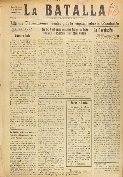 La Batalla (Temuco, Chile : 1932)