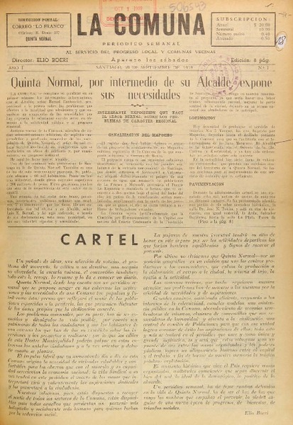 La Comuna (Santiago, Chile : 1939)