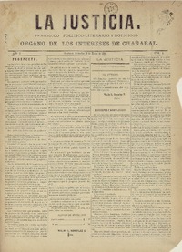 La Justicia (Chañaral, Chile : 1886)