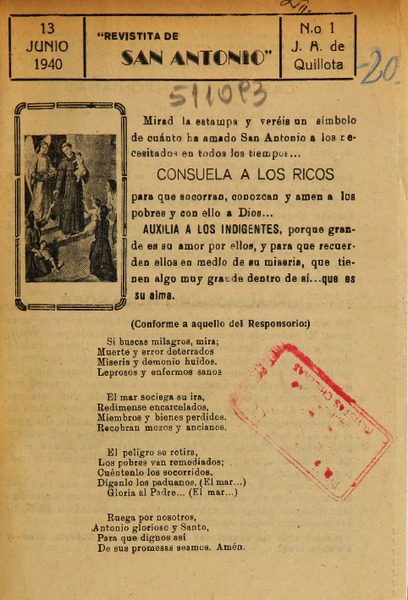 Revistita de San Antonio.