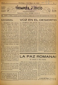 Trompeta del juicio.