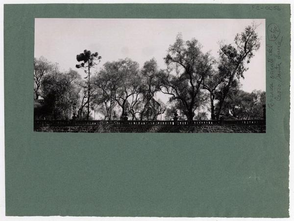 Terraza oriente del Cerro Santa lucía