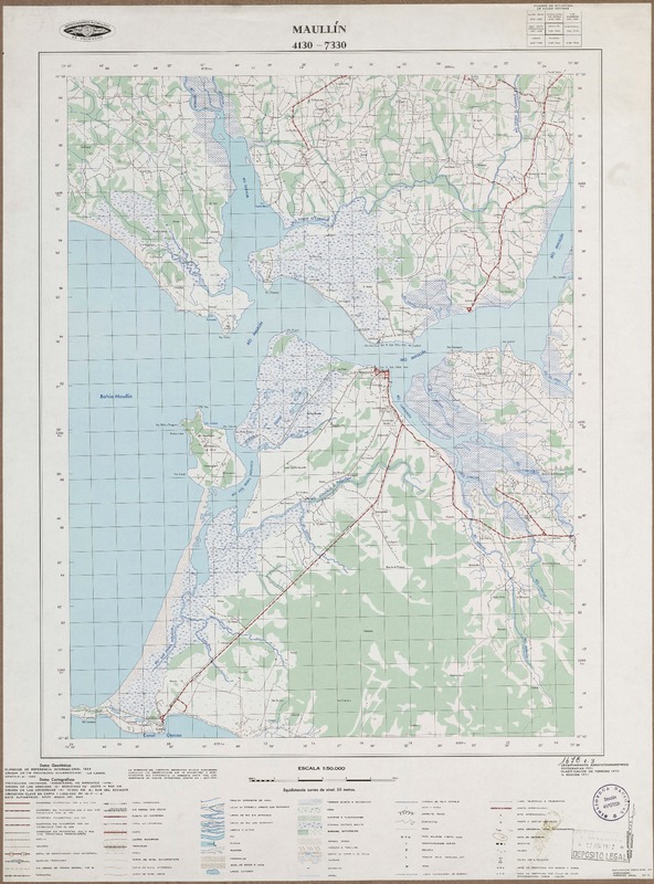 Maullín 4130 - 7330 [material cartográfico] : Instituto Geográfico Militar de Chile.