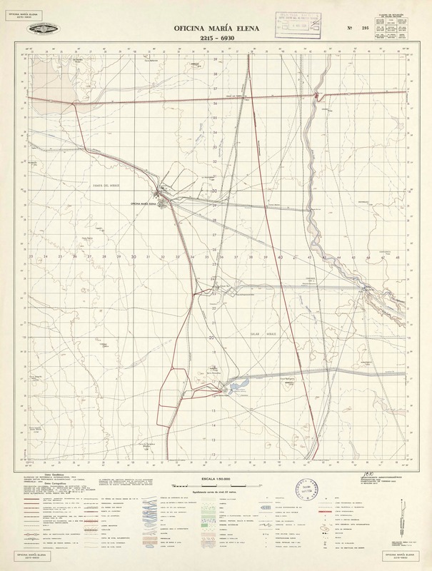 Oficina María Elena 2215 - 6930 [material cartográfico] : Instituto Geográfico Militar de Chile.