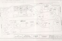 Parque O'Higgins actualizacion de planchetas : [material cartográfico] : Ilustre Municipalidad de Santiago.