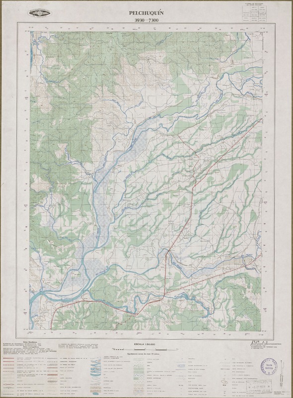 Pelchuquín 3930 - 7300 [material cartográfico] : Instituto Geográfico Militar de Chile.