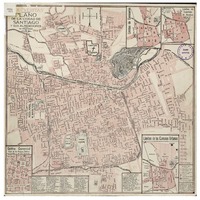 Plano de la ciudad de Santiago y sus alrededores