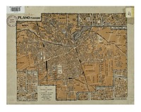 Plano de Santiago e inmediaciones