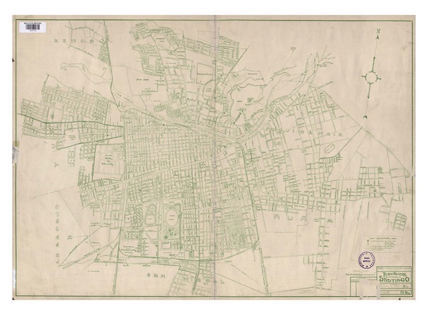Plano general de la ciudad de Santiago