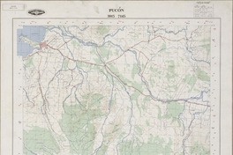 Pucón 3915 - 7145 [material cartográfico] : Instituto Geográfico Militar de Chile.