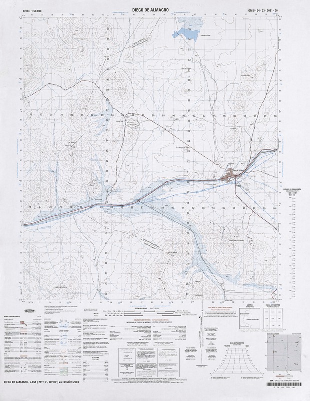 Diego de Almagro  [material cartográfico] Instituto Geográfico Militar de Chile.