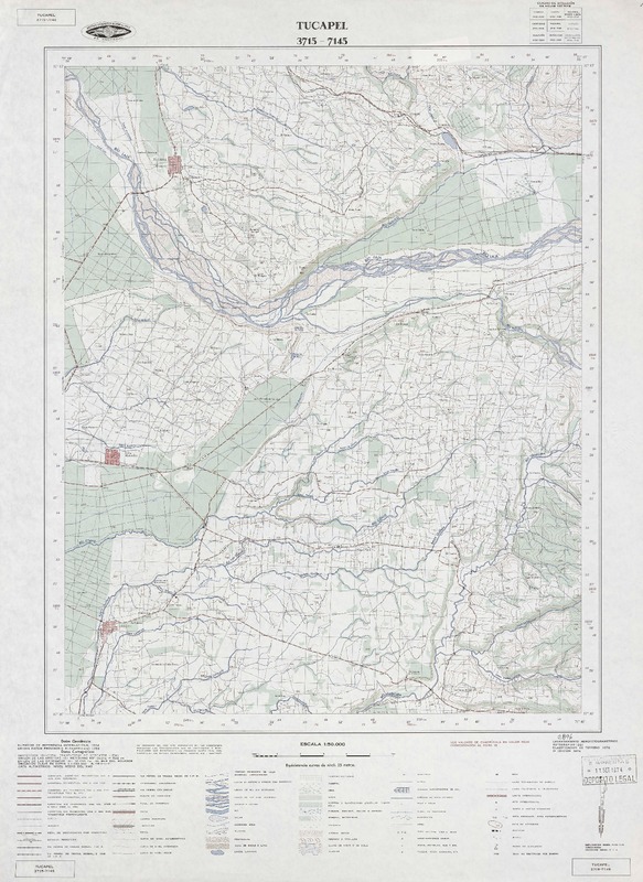 Tucapel 3715 - 7145 [material cartográfico] : Instituto Geográfico Militar de Chile.
