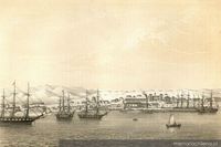Puerto de Caldera, 1852