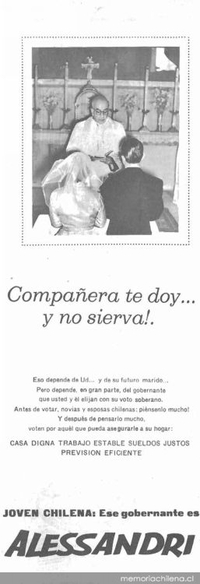 Compañera te doy... y no sierva!